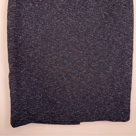 SIZE 6 WORTHINGTON DARK GREY TWEED SKIRT LINED CHAIN ACCENT ACADEMIA - Picture 2 of 12